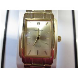 Man's stretch bend Embassy diamond watch