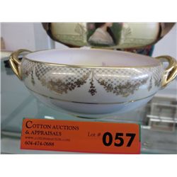 1918 Signed, hand painted Noritake bowl