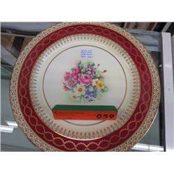 Quality painted Paragon plate, 1930's