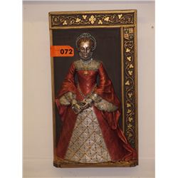 Wall plaque of Queen Elizabeth