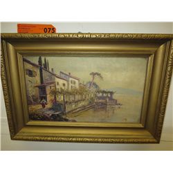 Vintage oil painting
