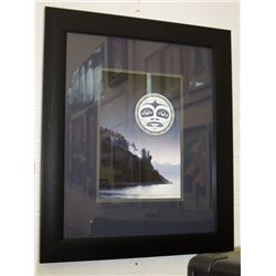 Framed Haida inspired print
