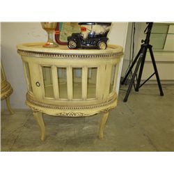 Pair of oval accent tables