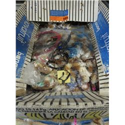 Large box of feather dream catchers
