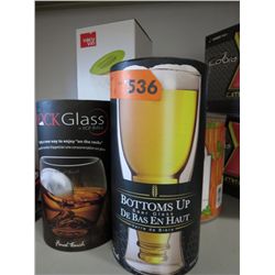 Assorted kitchen glasses & mugs