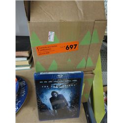 Case of Blu-ray movies, approx. 2 dozen
