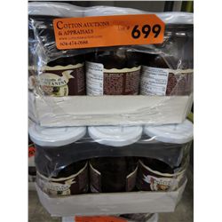 A case of onions pickled in balsamic vinegar