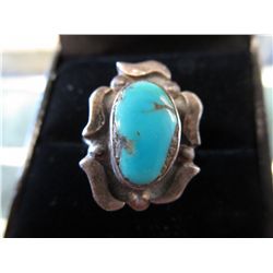 Vintage Sterling Silver & Turquoise ring