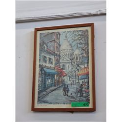 Vintage print  by G. Lion.