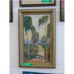 Original paint on canvas by HJ Wallis