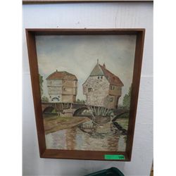 Framed original paint on canvas