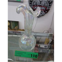 1930's Opalescent carnival glass vase