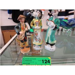 3 figurines made in Japan