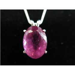 Pink Tourmaline Pendant