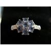 Image 1 : Tanzanite ring, flower-shape design
