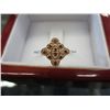 Image 1 : Rare Red Diamond ring, 10 red diamonds