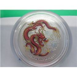 RARE Year of the Dragon Australian 50 cent coin