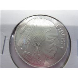 Silver Indian Head/Buffalo coin