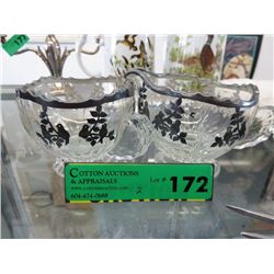 Vintage - Silver overlay cream & sugar