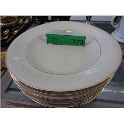 8 Bavarian Bone china, soup bowls,