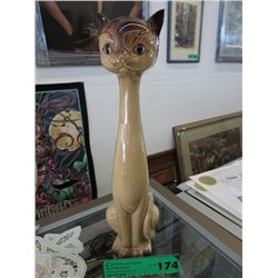 Vintage Glazed Siamese cat. Made in Japan