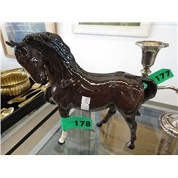 Glazed Bone china horse statue - Royal Daulton