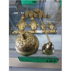 4 x brass pieces