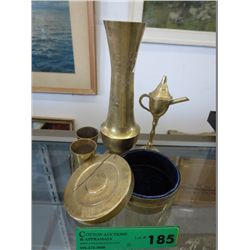 5 pieces of mid '70's brass