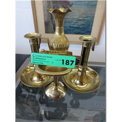 4 pieces of brass