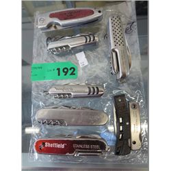 8 multi use pocket knives
