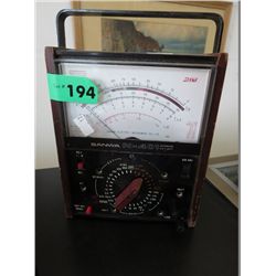 Vintage analog multi meter