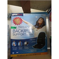 Obusforme back rest support system, in box