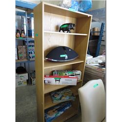 Laminate book shelf.