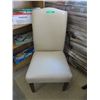 Image 1 : Beige upholstered dining chair