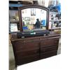 Image 1 : 9 drawer dresser with mirror
