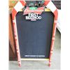 Image 1 : Budweiser double sided chalk board