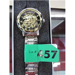 Men's skeleton watch by Winner