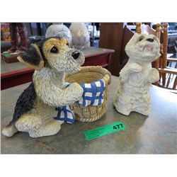 Two Sandicast dogs