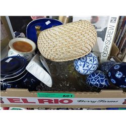 Box of useful and household decorative