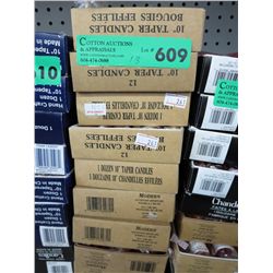 12 boxes of 10" candles