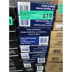 12 boxes of 10" candles