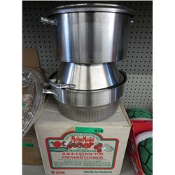 Mejhu-Maya, Steam cooker/juice extractor