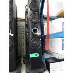 Pair of karaoke machine speakers