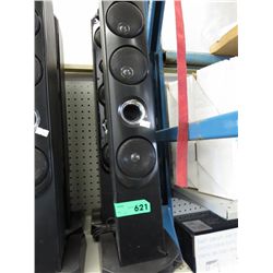 Pair of karaoke machine speakers