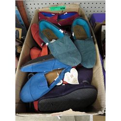 Case of leather insole shoes, slippers