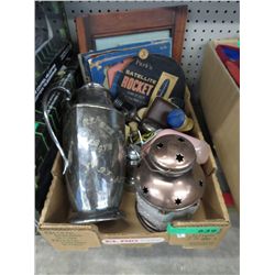 Box of vintage items