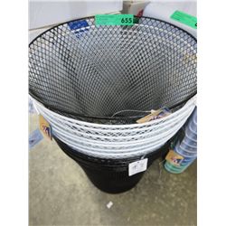 14 wire waste baskets, 14" dia. New