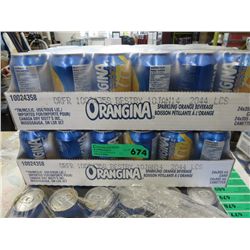 2 cases of Orangina sparkling orange beverage