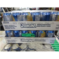 2 cases of Orangina sparkling orange beverage