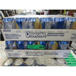 2 cases of Orangina sparkling orange beverage